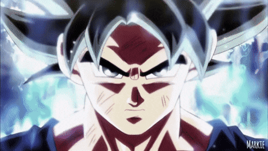 Goku Getting Ready For Super Saiyan GIF
