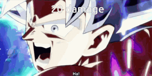 Goku Kamehameha Twenty Damage GIF
