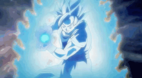 Goku Kamehameha Furious Energy GIF