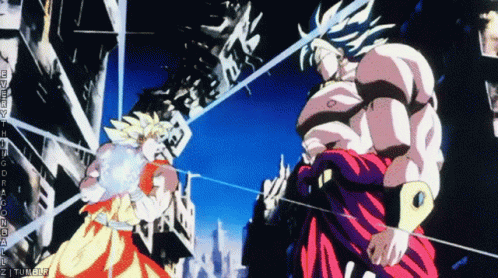 Goku Kamehameha Powerful Attack GIF