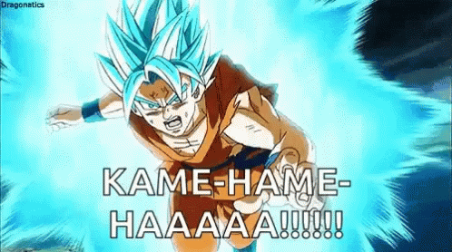 Goku Kamehameha 498 X 278 Gif GIF