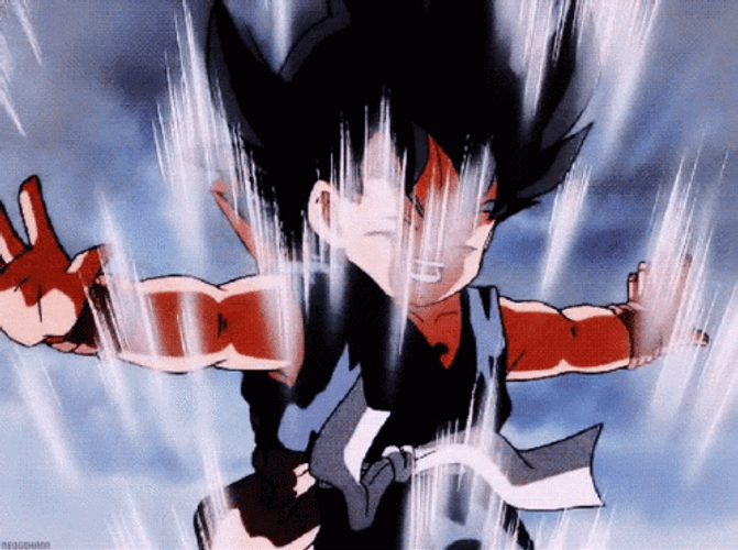 Goku Kamehameha Supernatural Energy GIF