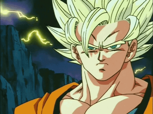 Goku Lightning Youll Shoot Your Eye Out GIF
