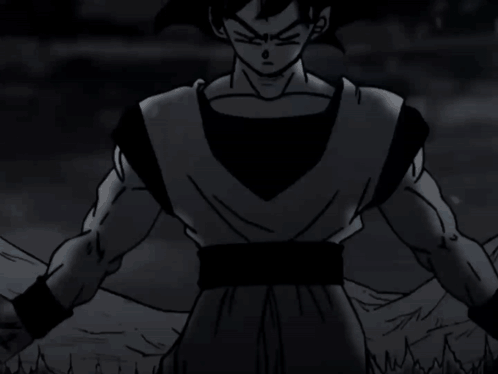 Goku Manga Chill Animation GIF