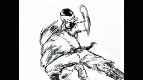 Goku Manga Punch GIF