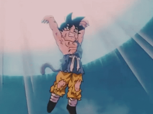 Goku Spirit Bomb Blast GIF