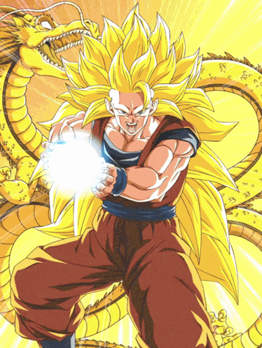 Goku Ssj3 Kamihami Wave GIF