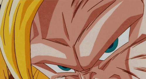 Goku Ssj3 Kills Enemy With Dragon Fist GIF