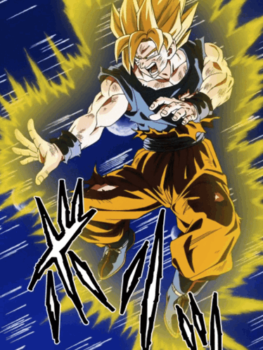 Goku Ssj3 Ready To Fight GIF