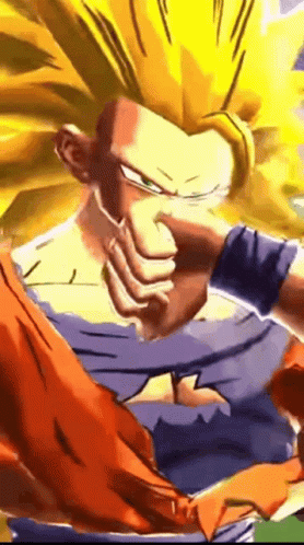 Goku Ssj3 Thrown Back By Majimbu Fights Again GIF