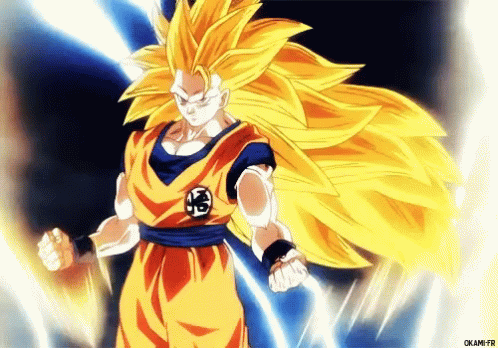 Goku Ssj3 Yellow Saiyan GIF