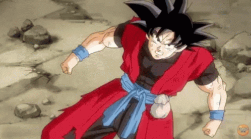 Goku Ssj4 Change To Super Saiyan 4 Form GIF