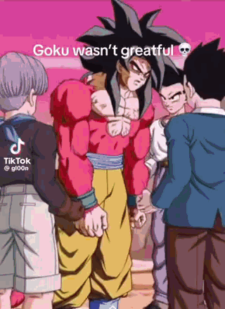 Goku Ssj4 Wasn't Grateful GIF