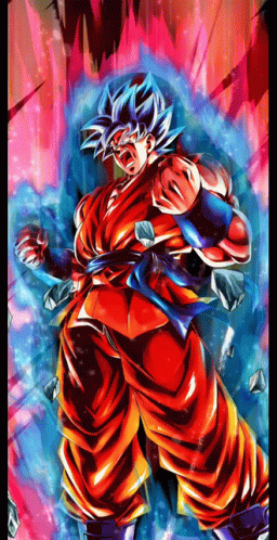 Goku Super Saiyan Blue Dragon Ball GIF