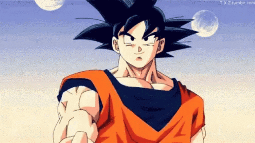 Goku Thumbs Up GIF