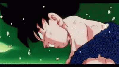 Goku Transformation Charged GIF
