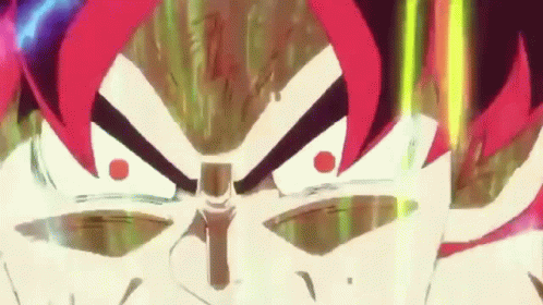 Goku Transformation Power Up GIF
