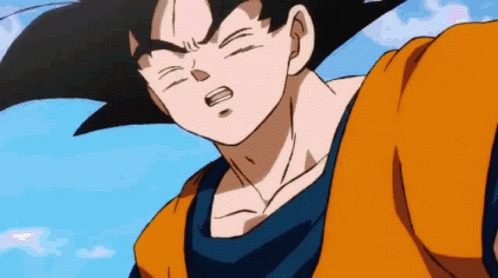 Goku Transformation Power Up GIF