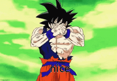 Goku Transformation Shouting Power Up GIF
