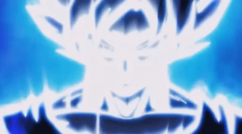Goku Ultra Instinct Projectile Attacks To Jiren GIF