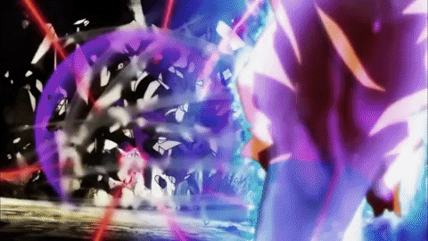 Goku Ultra Instinct Versus Jiren Super Full Power GIF