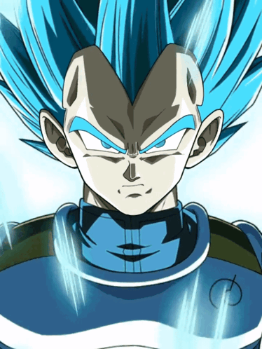 Goku Vegeta Super Saiyan Blue Power GIF