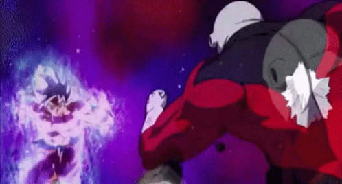 Ultra Instinct Goku Vs Jiren Hand Combat GIF