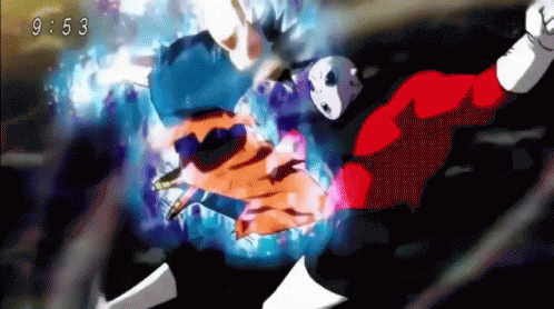 Goku Vs Jiren Goku Knee Attack GIF
