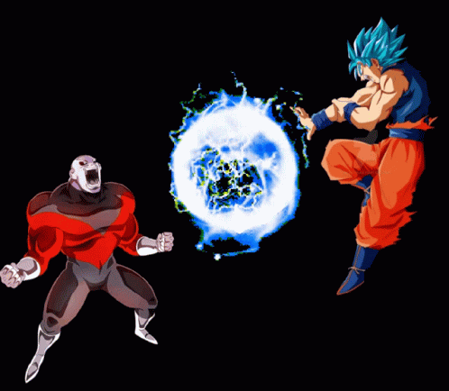 Goku Vs Jiren Goku Firing Energy Ball GIF