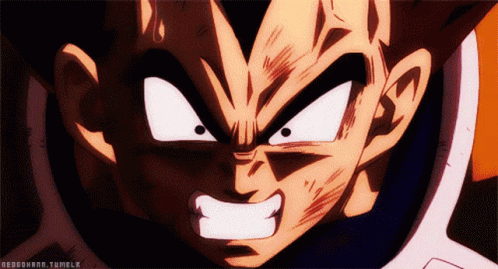 Goku Vs Vegeta Kamehameha GIF