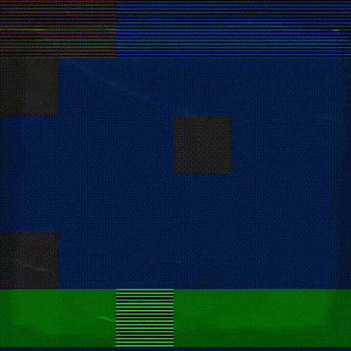 Gol Word On Green And Blue GIF