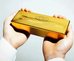 Gold As A Present GIF