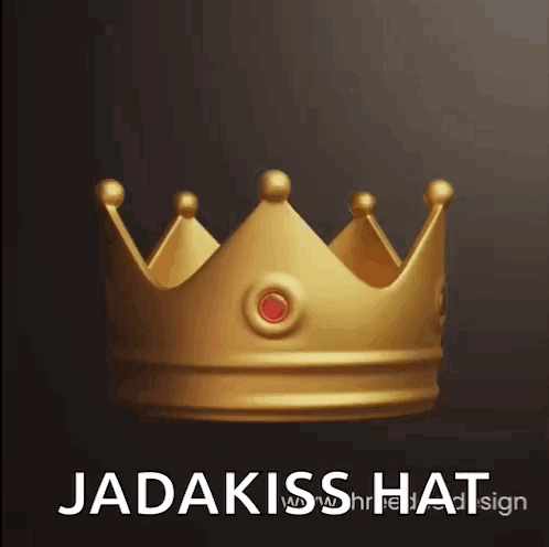 Gold Crown Saying Jadakiss Hat