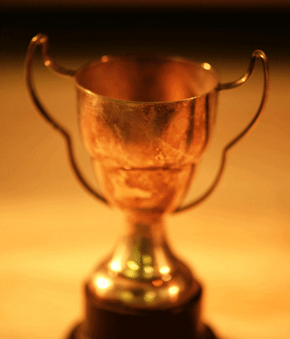 Gold Cup Award Stop Motion Animation GIF