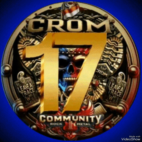 Gold Emblem With Number 17