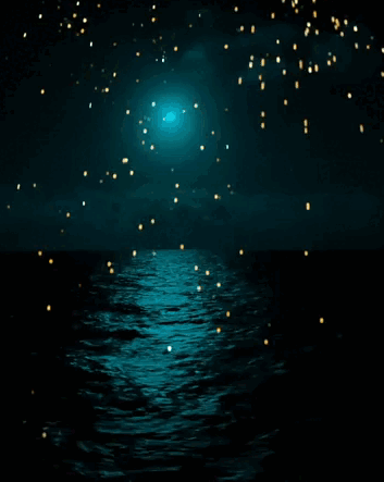 Gold Goodnight Sweet Dreams GIF