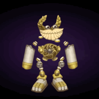 Gold Island Epic Wubbox Dancing GIF