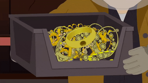 Gold Jewelry Treasure GIF