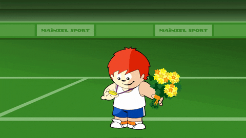 Gold Medal And Yellow Flowers GIF
