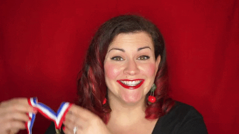 Gold Medal Christine Gritmon GIF
