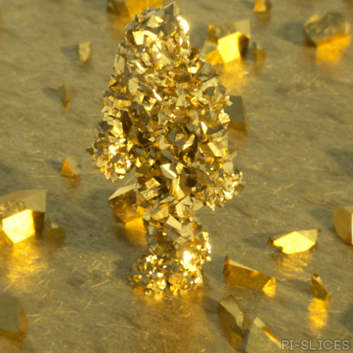 Gold Nugget Man Strolling Meme GIF