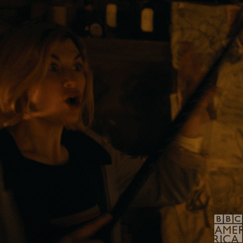 Gold Star Doctor Who Flux GIF