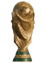 Gold Trophy with Green Stripe
