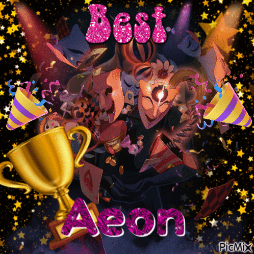 Gold Trophy With Name Aeon