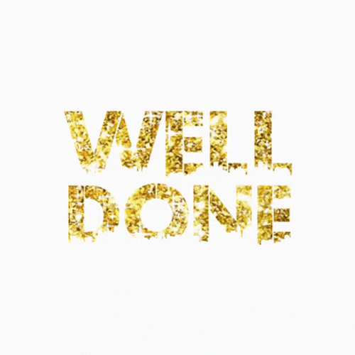 Gold Well Done Congratulations GIF