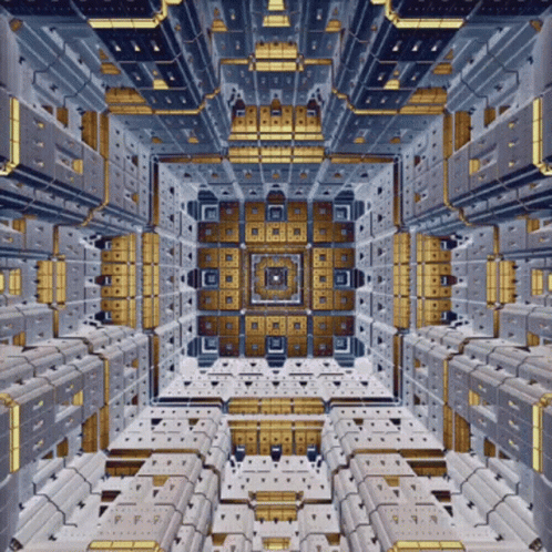 Golden Box Fractal GIF