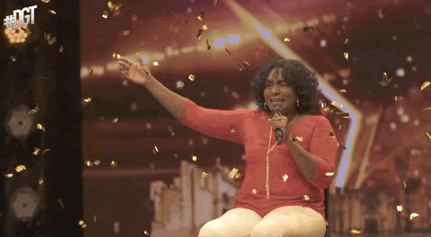 Golden Buzzer Moment On Dominican Got Talent GIF