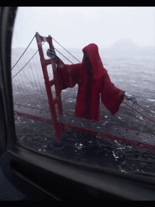 Golden Gate Grim Reaper Halloween GIF