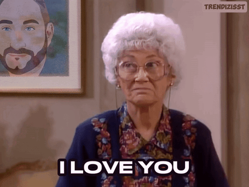 Golden Girls I Love You GIF