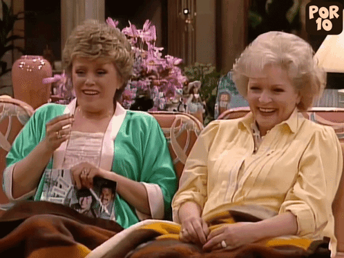 Golden Girls Laughing Hard GIF